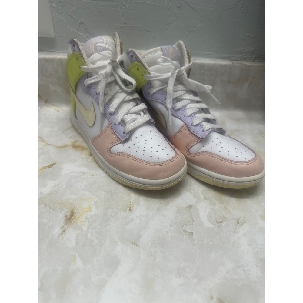 Nike Dunk High‎ SE Pastel Color Block Women's Shoes Size 8